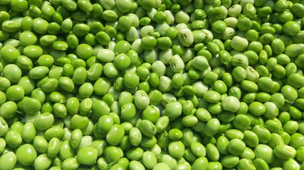 Fototapeta na wymiar green peas seeds wallpaper and background