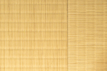 japanese tatami mat floor texture . Asian look and feel background