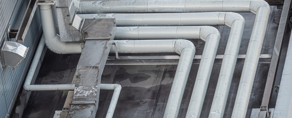 Pipeline  engineering system on building. Background for architecture and engineering service...