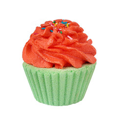 cupcake isolated on white