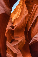 Antelope Canyon lights and rocks arizona usa