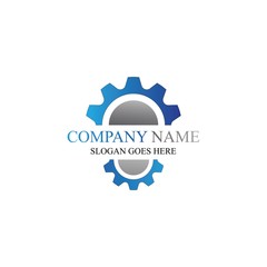 Fototapeta premium Gear Logo Template vector icon illustration