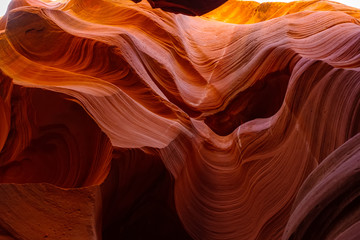 Antelope Canyon lights and rocks arizona usa