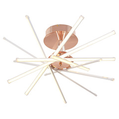 Chandelier in vintage style isolated on white background