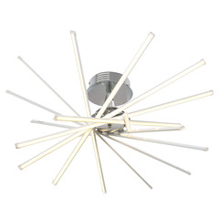 Chandelier in vintage style isolated on white background