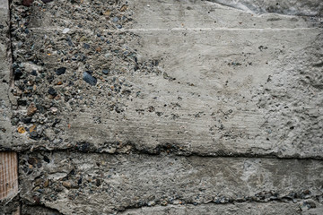 Texture of uneven old concrete slab. Background image macro photo of concrete
