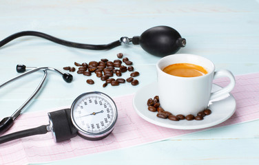 How much caffeine is in a cup of coffee?Coffee and pressure.The effect of coffee on human blood pressure.