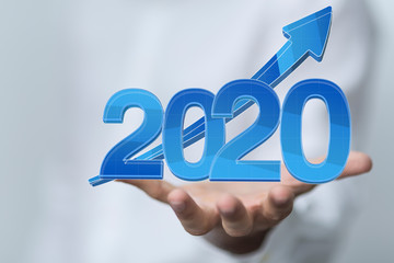 year 2020 business solution concept