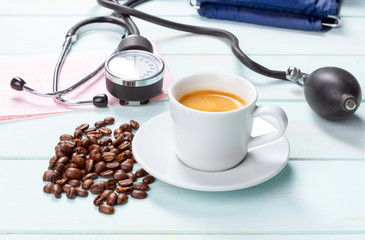 How much caffeine is in a cup of coffee?Coffee and pressure.The effect of coffee on human blood pressure.