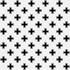 Black cross sign or plus symbol repeat pattern on gray color background vector. Cross logo background.