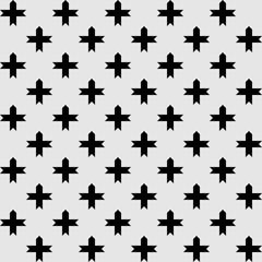 Black cross sign or plus symbol repeat pattern on gray color background vector. Cross logo background.