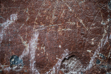 Texture of an old wall covered with paint. Background image of a worn paint coated surface