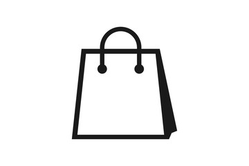 Shopping bag icon vector illustration