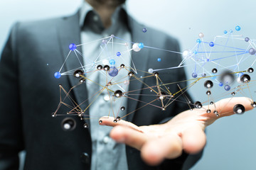 Cloud storage and Computing concept digital