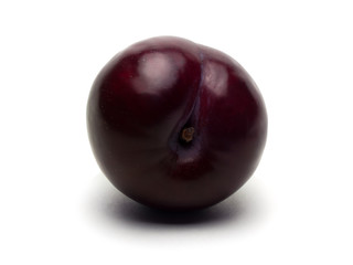 Graphic resources isolated plum fruit culture object on white background