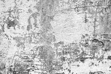 Texture of a concrete wall with cracks and scratches which can be used as a background