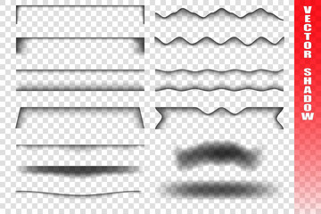 transparent overlay shadows. 