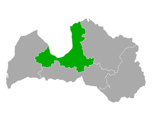 Fototapeta premium Karte von Riga in Lettland