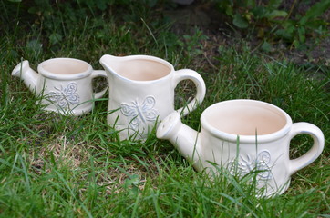 cup of tea in the garden