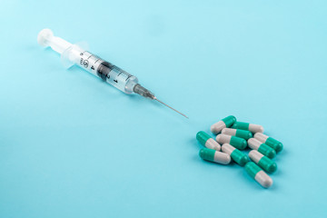 Syringes and medicines