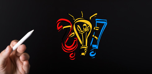 Concept for business strength and success.
