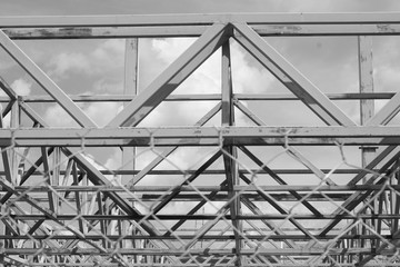 Fototapeta premium Abandon metal structure Ave. Vaticano del cimatario Qro