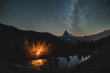 Night sky Maternhorn © Pawe