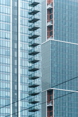 Obraz premium modern glass facades in San Francisco
