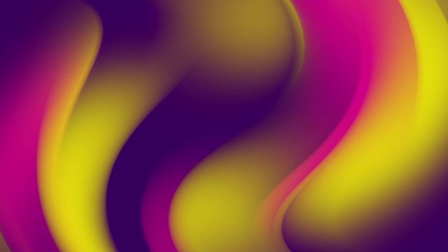 Abstract motion background, shining lights, energy waves and particles, seamless loopable. Colorful trendy geometric. Rainbow gradient on the flow of stripes. Luma matte is included as alpha channel