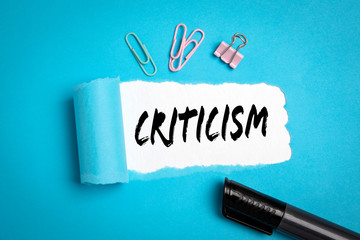 Criticism. Diversity of views, beliefs, thoughts and disagreements concept