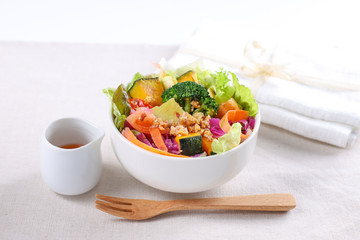 カボチャの入ったサラダ