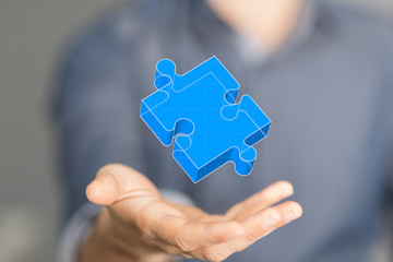 Business solutions, success and strategy, learning concept. .