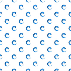 circle wave seamless pattern background