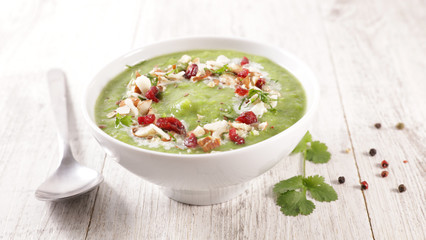 bowl of vegetable soup- health food