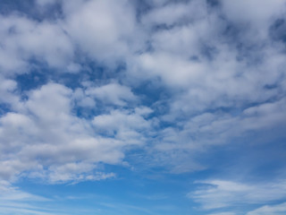blue sky with clouds
