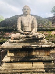 Buddha Statue in Polonnaruwa Sri Lanka