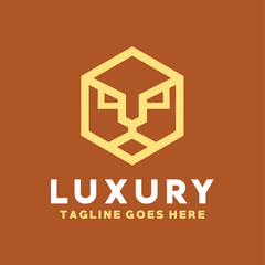 Luxury King Lion Logo Design Inspiration For Business And Company