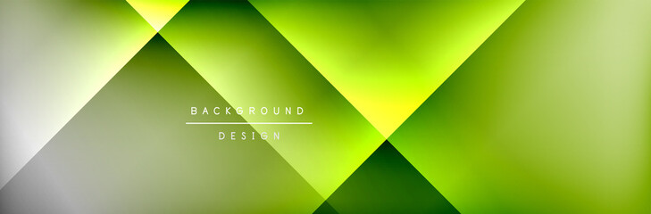 Abstract background - squares and lines composition created with lights and shadows. Technology or business digital template