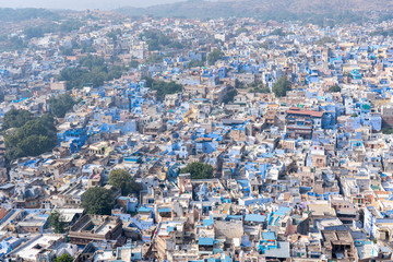 Fototapeta na wymiar The Blue City Jodhpur, India