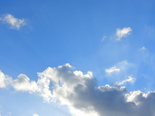 Obraz premium 気持ちが良くなる空の雲