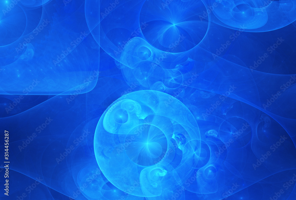 Poster abstract color dynamic background with lighting effect. fractal art
