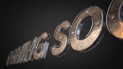 Coming soon text banner intro outro. Coming soon animation title reveal.