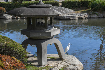 Scenery around Osaka Castle in Osaka