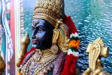 Statue of lady god Amman in India
