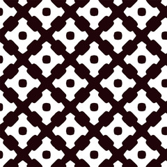 Seamless vector pattern in ornamental style. Geometric desing texture for gift.