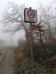 Verkehrsschild 30 Zone