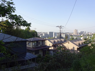 The view of Sendai city