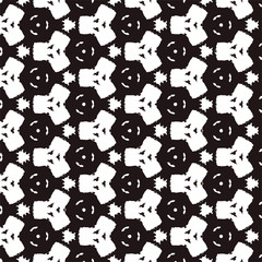 Seamless vector pattern in ornamental style. Geometric desing texture for gift.