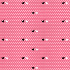 polka dots with kitties