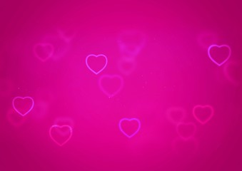 valentines day pink background